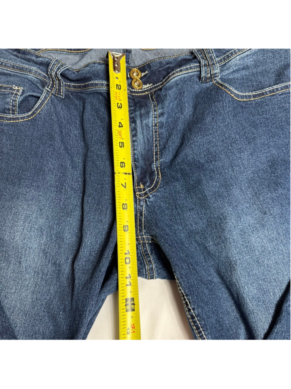 Women's Angels Blue Straight Leg Jeans Size 18 - Picture 3 of 11